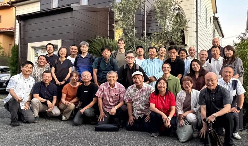 南大阪福音教会で撮影された集合写真